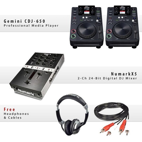 Gemini CDJ-650 Pack IV - Audiofeen