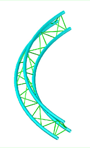 Global Truss TR-C3-90 - 9.84ft. (3.0m) Circle 4 x 90 Degree Arcs - Audiofeen