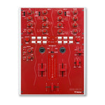 Vestax PMC-05ProIV Professional DJ Mixer - Red - Audiofeen