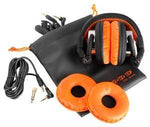 Zomo HD-1200 Professional DJ Headphones - Black-Orange - Audiofeen