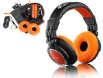 Zomo HD-1200 Professional DJ Headphones - Black-Orange - Audiofeen