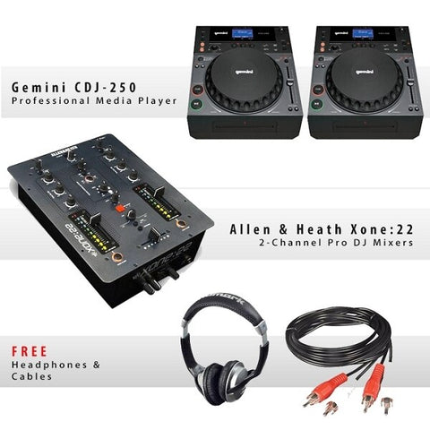 Gemini CDJ-250 Pack IV - Audiofeen