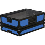 Odyssey FR12MIXBK-BLUE Flight Ready DJ Mixer Case (Black and Blue) - Audiofeen
