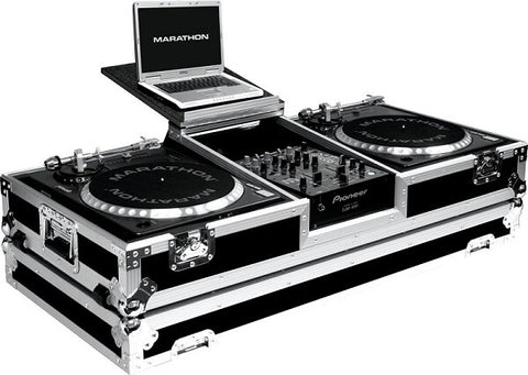 Marathon MA-DJ10WLT BATTLE 2 Turntables, Mixer, 17 PC Case" - Audiofeen