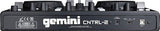 Gemini CNTRL2 USB-MIDI DJ Mixer and Controller with Sound Card - Audiofeen
