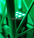 Eliminator TRI DISC 9 IR - Flat TRI LED RGB Par 3W - Audiofeen