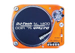 DJ-Tech SL-1300 MK6 Quartz Drive DJ Turntable - Orange - Audiofeen