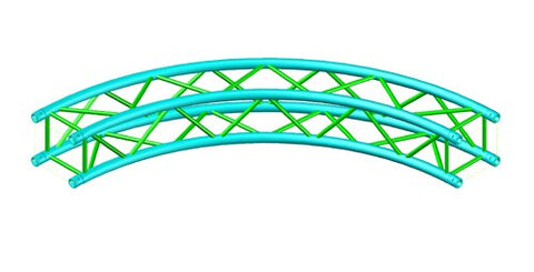 Global Truss SQ-C4-90 - 13.12ft (4.0m) Square Circular Segment - Audiofeen
