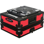 Odyssey FRCDJBK-RED Flight Ready CD Player Case (Black and Red) - Audiofeen