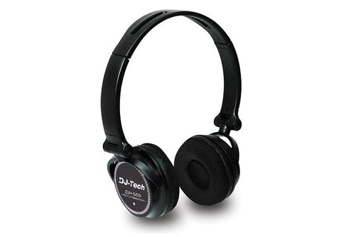 DJ Tech DJH-555 USB Headphones with Built-In Soundcard - Audiofeen