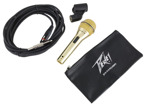 Peavey 593490 PVi 2 1-4" Gold Microphone - Audiofeen