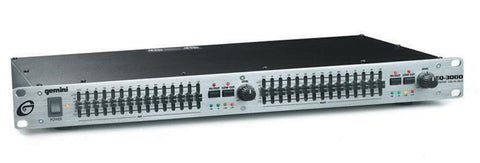 Gemini EQ-3000 Dual 15 Band Graphic Equalizer - Audiofeen
