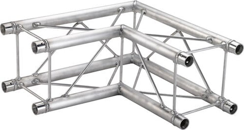 Global Truss SQ-F24-C21 1.64ft. (0.5m) 2-Way 90 Degree Corner - Audiofeen