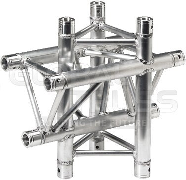 Global Truss TR-4098 1.64ft. (0.5m) 4-Way Vertical Cross Junction - Audiofeen