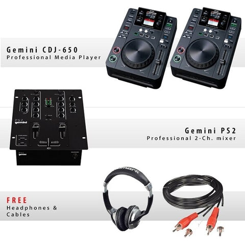 Gemini CDJ-650 Pack VII - Audiofeen