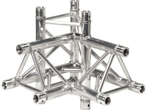 Global Truss TR-4095-UL - 1.64ft. (0.5m) 4-Way 90 Degree Corner - Audiofeen