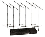 JamStands JS-MCFB6PK 6 Pack Tripod Mic Stand - Audiofeen