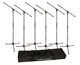 JamStands JS-MCFB6PK 6 Pack Tripod Mic Stand - Audiofeen