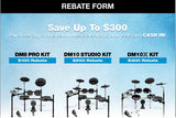 Alesis DM8 Pro Kit - Professional Five-Piece Electronic Drumset - Audiofeen