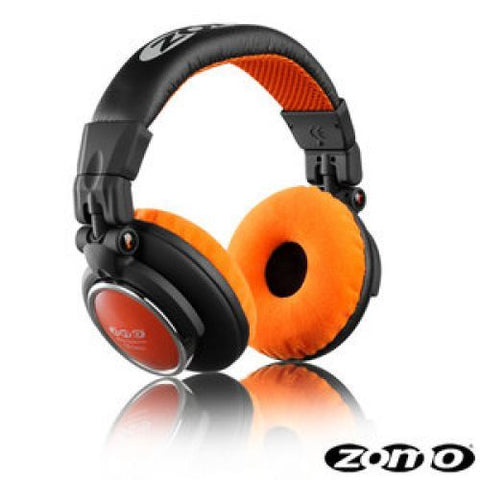 Zomo HD-1200 Professional DJ Headphones - Black-Orange - Audiofeen