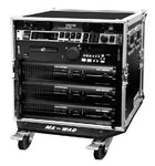 Marathon MA-12UAD21W Professional Amp Rack with Wheels - Audiofeen