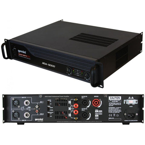 Gemini XGA-5000 Professional Power Amplifier - Audiofeen