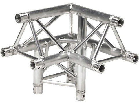 Global Truss TR-4093-UL - 1.64ft. (0.5m) 3-Way 90 Degree Corner - Audiofeen
