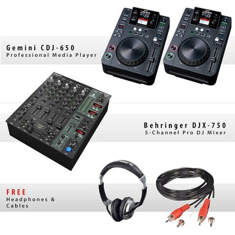Gemini CDJ-650 Pack VIII - Audiofeen