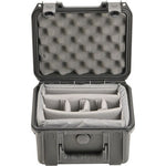 SKB 3I-0907-6BDD Small Military Standard Waterproof Case with Double Gray Dividers - Audiofeen