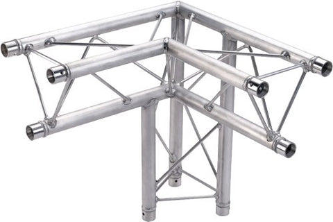 Global Truss TR-96117-33 1.64ft (0.5m) 3-Way 90 Degree Right Corner - Audiofeen