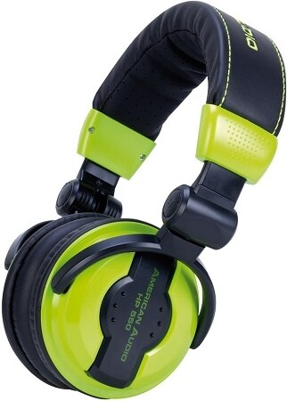 American Audio HP550 Lime Headphones - Audiofeen