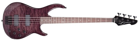 Peavey Millennium 4 AC Trans Black Violet Bass Guitar - Audiofeen