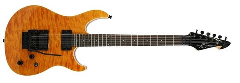 Peavey Predator Plus Transparent Amber Electric Guitar - Audiofeen