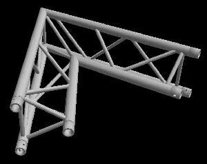 Global Truss TR-4087-I 3.28ft. (1.0m) 2-Way 60 Degree Corner - Audiofeen
