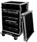 Marathon MA-20UADW Professional Amp Rack with Wheels - Audiofeen