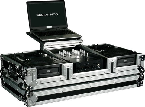 Marathon MA-CDI10WLT Flight Road Coffin Case with Laptop Stand - Audiofeen