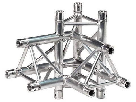 Global Truss TR-4095-UR - 1.64ft. (0.5m) 4-Way 90 Degree Corner - Audiofeen