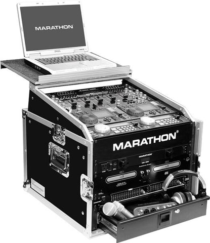 Marathon MA-M6ULT Slant Mixer with Laptop Stand - Audiofeen
