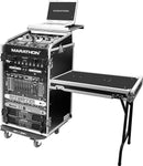 Marathon MA-11M16UCTLT Amp Rack with DJ Table and Wheels - Audiofeen