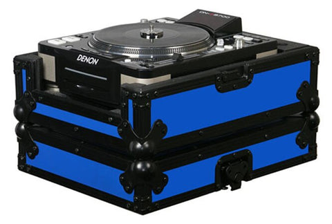 Odyssey FRCDJBK-BLUE Flight Ready CD Player Case (Black and Blue) - Audiofeen