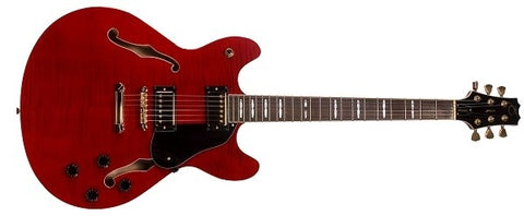 Peavey JF-1 Red Hollowbody Guitar - Audiofeen