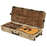 SKB 3i-4217-18-T Injection Molded Acoustic Guitar Case - Tan - Audiofeen
