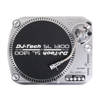 DJ-Tech SL-1300 MK6 Quartz Drive DJ Turntable - Silver - Audiofeen