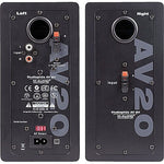 M-Audio Studiophile AV 20 Portable Desktop Multimedia Monitors - Audiofeen