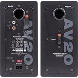 M-Audio Studiophile AV 20 Portable Desktop Multimedia Monitors - Audiofeen