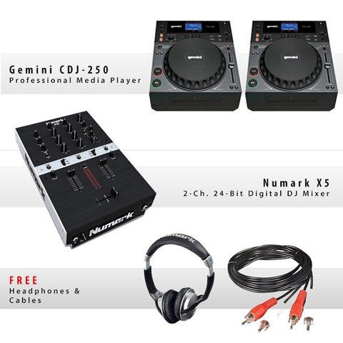 Gemini CDJ-250 Pack V - Audiofeen