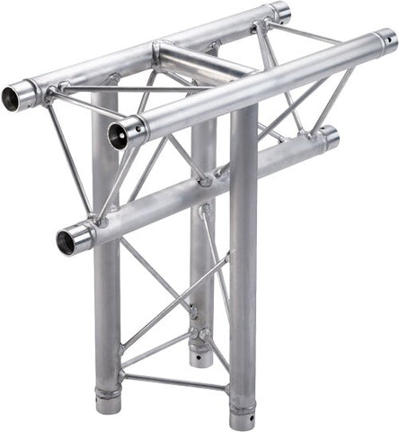 Global Truss TR-96119-35 1.64ft (0.5m) 3-Way Vertical T-Junction Apex Down - Audiofeen