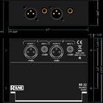 Rane BB22 Balance Buddy Signal Processor - Audiofeen