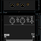 Rane BB22 Balance Buddy Signal Processor - Audiofeen