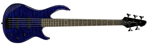 Peavey Millennium 5 Trans Blue Bass Guitar - Audiofeen